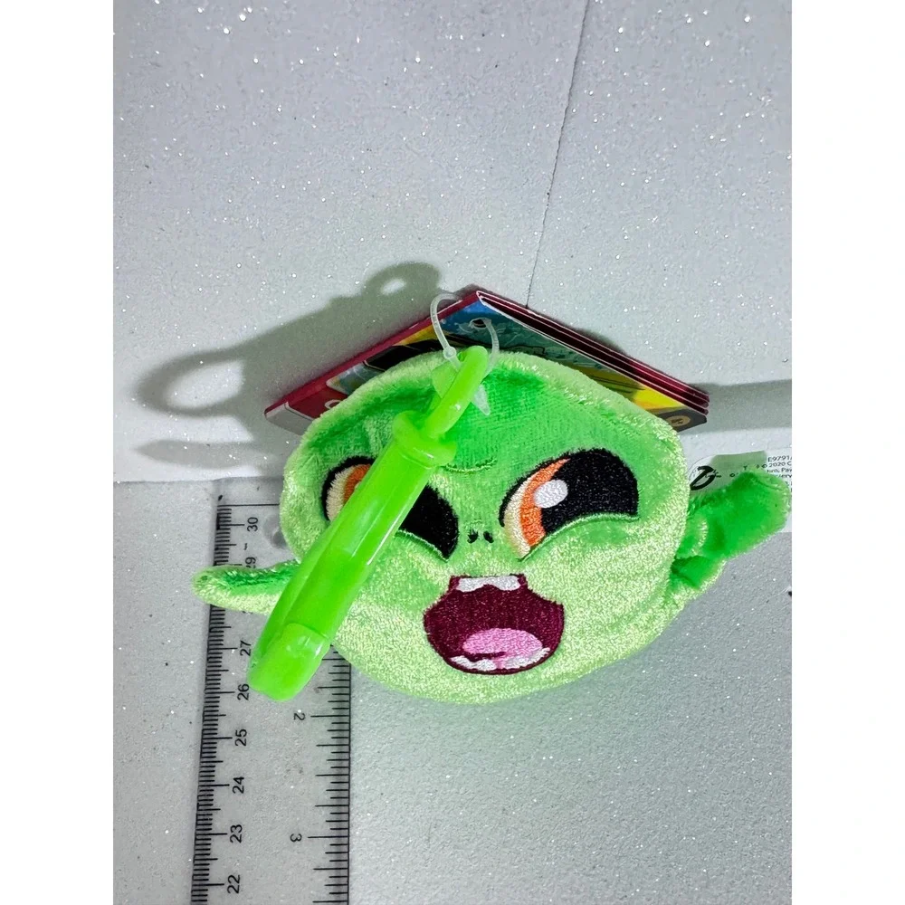 Hasbro Ghostbusters Slimer Plush Keychain Green Ghost Clip On E9791 2020 NWT
